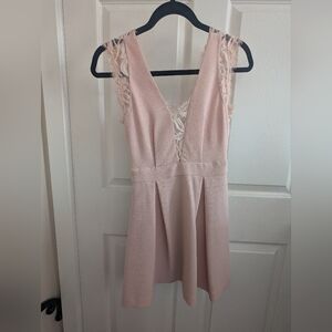 BCBGeneration Blush Textured Dress